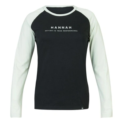 Hannah PRIM Dámské tričko s dlouhým rukávem, černá, velikost