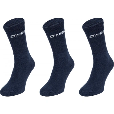 O'Neill SPORTSOCK 3P Unisex ponožky, tmavě modrá, velikost