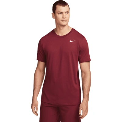 Nike DRI-FIT Pánské tréninkové tričko, vínová, velikost