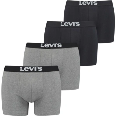 Levi's&reg; SOLID BASIC BRIEF 4P Pánské boxerky, černá, velikost
