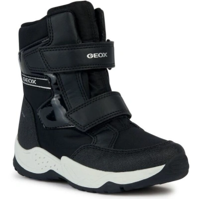 Geox SENTIERO GIRL B Dětské kotníkové boty, černá, velikost