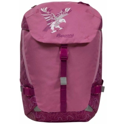 Bergans AKSLA 24 LID Dětský školní batoh, růžová, velikost