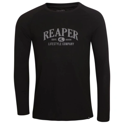 Reaper BCHECK Pánské triko s dlouhým rukávem, černá, velikost