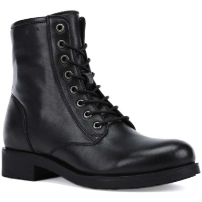 Geox D RAWELLE Dámské kotníkové boty, černá, velikost