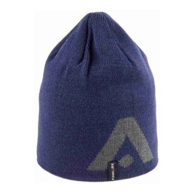 Finmark WINTER HAT Zimní pletená čepice, modrá, velikost