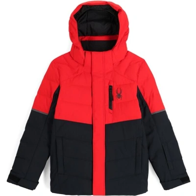 Spyder IMPULSE Chlapecká lyžařská bunda, červená, velikost