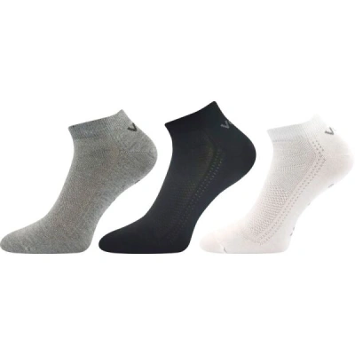 Voxx S-BLACE 3P BAMBOO Unisex ponožky, šedá, velikost