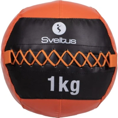 SVELTUS WALL BALL 1 KG Medicinbal, oranžová, velikost