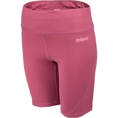 Fitforce MAROTTA Dámské fitness šortky, růžová, velikost