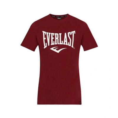 Everlast RUSSEL Pánské triko, vínová, velikost