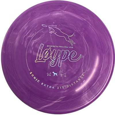 L&oslash;ype SONIC XTRA 215 DISTANCE Létající disk pro psy, fialová, velikost