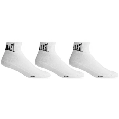 Everlast QUARTER EVERLAST SOCKS Sportovní ponožky střední, bílá, velikost