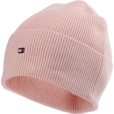 Tommy Hilfiger ESSENTIAL FLAG Dámská zimní čepice, růžová, velikost