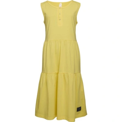 Lewro LUSA Dívčí šaty, žlutá, velikost