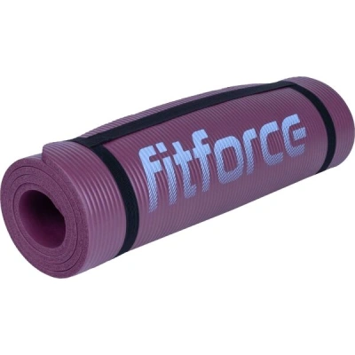 Fitforce NBR MAT Podložka na cvičení, vínová, velikost