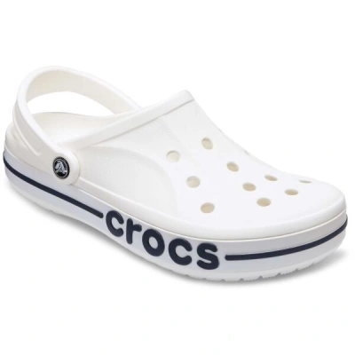 Crocs BAYABAND CLOG Unisex pantofle, bílá, velikost 37/38