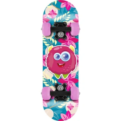 Reaper LEELE Dětský skateboard, růžová, velikost