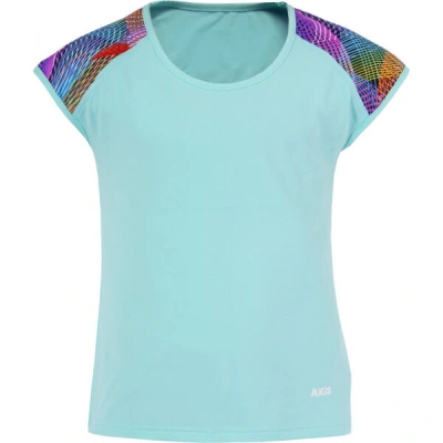 Axis FITNESS T-SHIRT GIRL Dívčí fitness triko, světle modrá, velikost