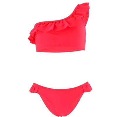 AQUOS KYRIA Dívčí dvoudílné plavky, růžová, velikost