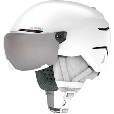 Atomic SAVOR VISOR JR Dětská lyžařská helma, bílá, velikost