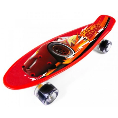 Disney CARS Skateboard, červená, velikost