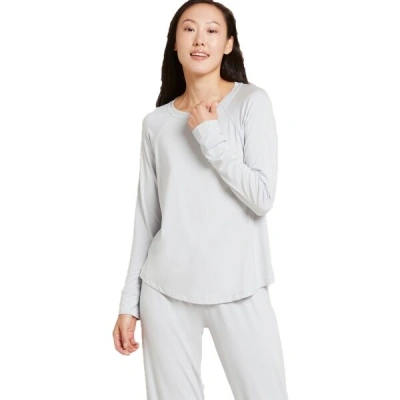 BOODY GOODNIGHT RAGLAN SLEEP TOP Dámské pyžamové tričko, šedá, velikost