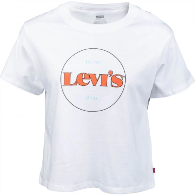 Levi's&reg; GRAPHIC VARSITY TEE NEW CIRCLE Dámské tričko, bílá, velikost