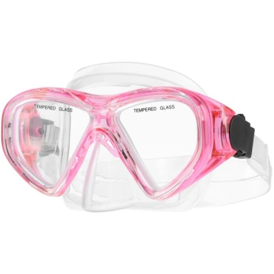 AQUATIC RAY Juniorská potápěčská maska, růžová, velikost