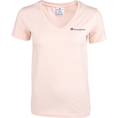 Champion V-NECK T-SHIRT Dámské tričko, růžová, velikost