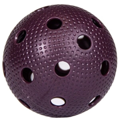 FREEZ BALL OFFICIAL Florbalový míček, fialová, velikost