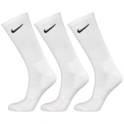 Nike EVERY DAY CUSH CREW 3PR Ponožky, bílá, velikost