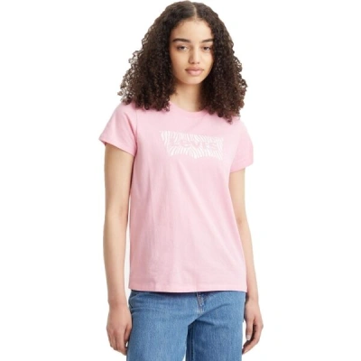 Levi's&reg; THE PERFECT TEE ZEBRA FILL Dámské tričko, růžová, velikost