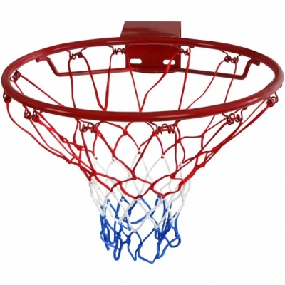 Kensis 68612 68612 - Basketbalový koš se síťkou, červená, velikost