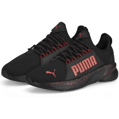 Puma SOFTRIDE PREMIER SPLATTER Pánská fitness obuv, černá, velikost 44.5