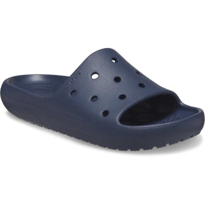 Crocs CLASSIC SLIDE V2 Unisex pantofle, tmavě modrá, velikost 39/40