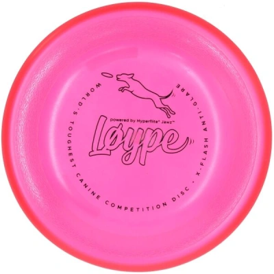 L&oslash;ype JAWZ DISC Létající talíř pro psy, růžová, velikost