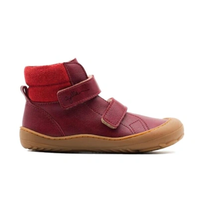 AYLLA CHIRI WT Dětská barefoot obuv, červená, velikost