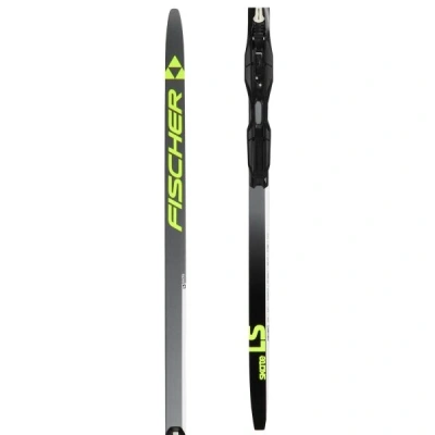 Fischer LS SKATE + COMPACT SKATE Běžecké lyže na bruslení, tmavě šedá, velikost