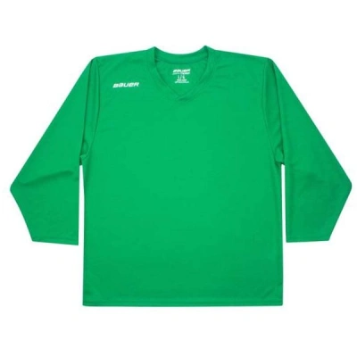 Bauer FLEX PRACTICE JERSEY YTH Dětský hokejový dres, zelená, velikost