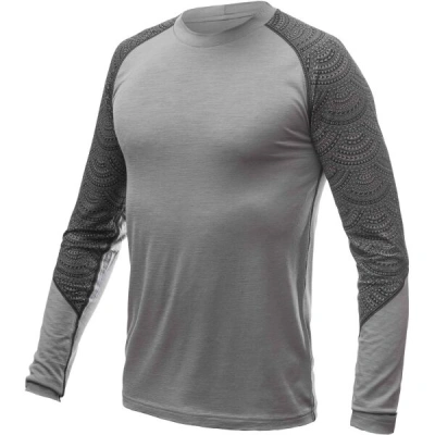 Sensor MERINO IMPRESS Pánské triko, šedá, velikost