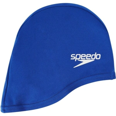Speedo POLY CAP JU Juniorská plavecká čepice, modrá, velikost