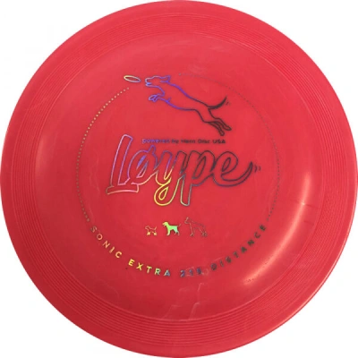 L&oslash;ype SONIC XTRA 215 DISTANCE Létající disk pro psy, růžová, velikost