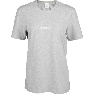 Calvin Klein S/S CREW NECK Dámské tričko, šedá, velikost